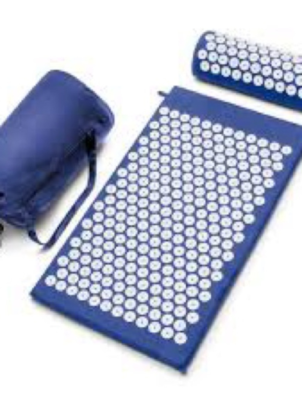 Acupressure Mat and Pillow Set for Back Neck Pain Full-body Relaxation Wellness